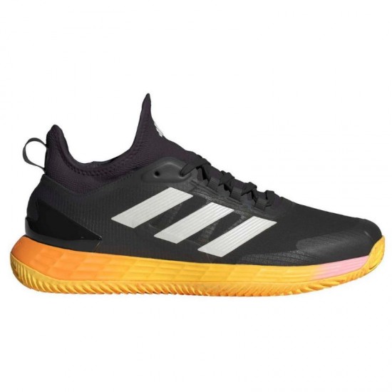 Adidas Adizero Ubersonic 4.1 Clay Black Silver Orange Shoes