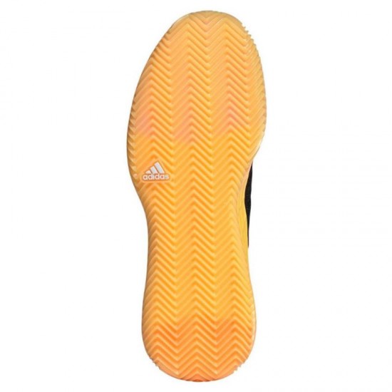 Zapatillas Adidas Adizero Ubersonic 4.1 Clay Negro Plata Naranja Mujer