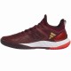 Adidas Adizero Ubersonic 4.1 Baskets en or rouge