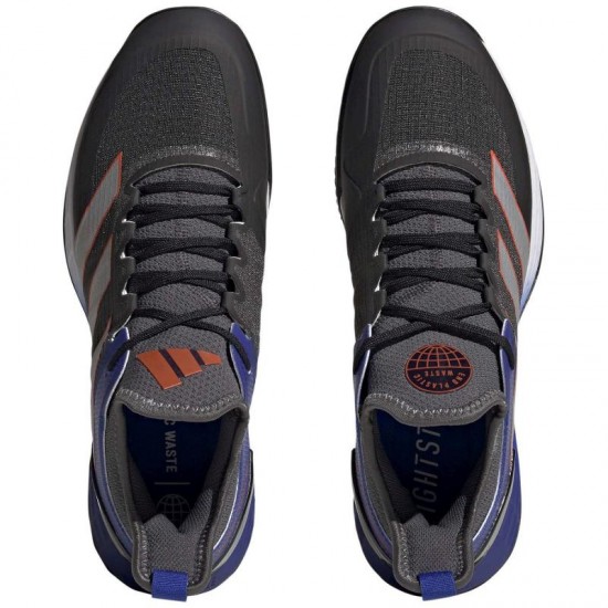 Adidas Adizero Ubersonic 4 Clay Black Grey Baskets