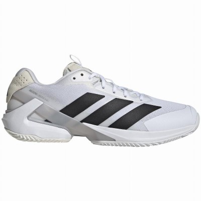 Adidas Adizero Ubersonic 5 terre battue Blanc Noir Gris Baskets