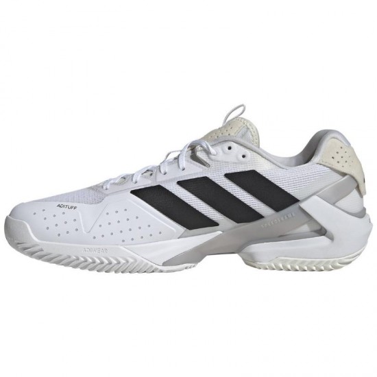 Zapatillas Adidas Adizero Ubersonic 5 Clay Blanco Negro Gris