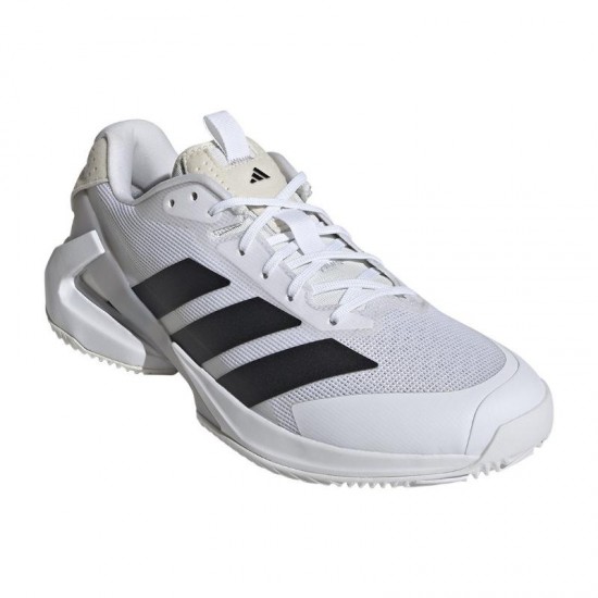 Adidas Adizero Ubersonic 5 Clay Bianco Nero Grigio Sneakers