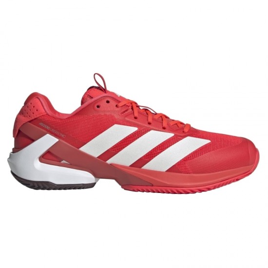 Adidas Tenis Adizero Ubersonic 5 Clay Vermelho Branco