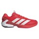 Adidas Tenis Adizero Ubersonic 5 Clay Vermelho Branco