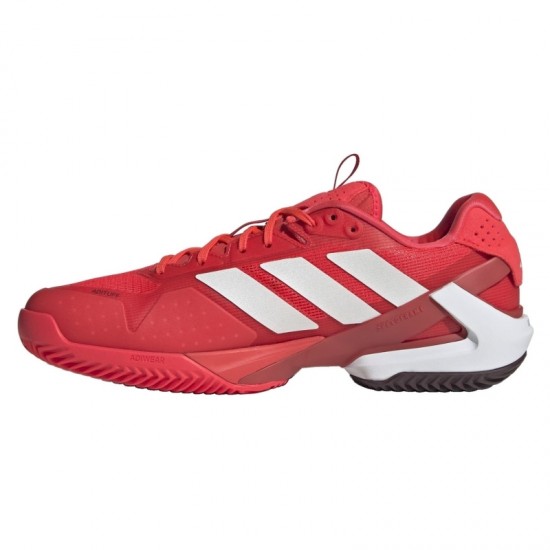 Adidas Adizero Ubersonic 5 Clay Red White Sneakers