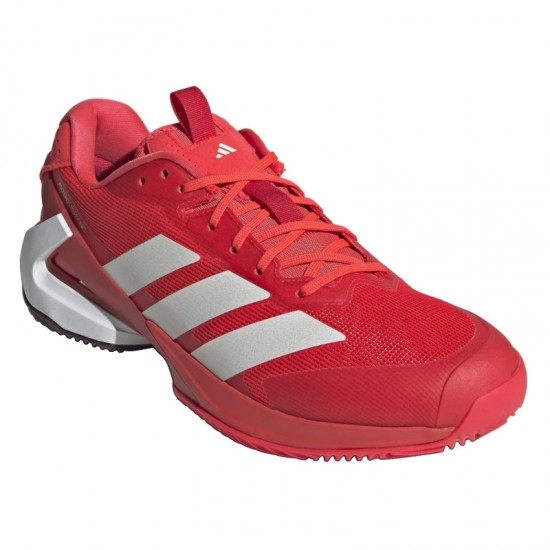 Adidas Tenis Adizero Ubersonic 5 Clay Vermelho Branco