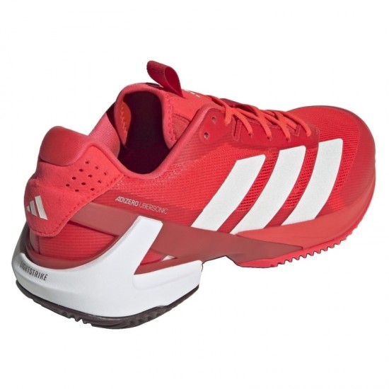 Adidas Tenis Adizero Ubersonic 5 Clay Vermelho Branco