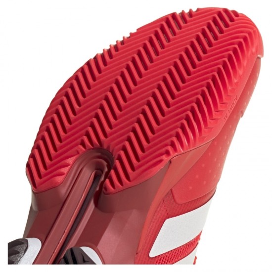 Adidas Adizero Ubersonic 5 Clay Rosso Bianco Scarpe da ginnastica