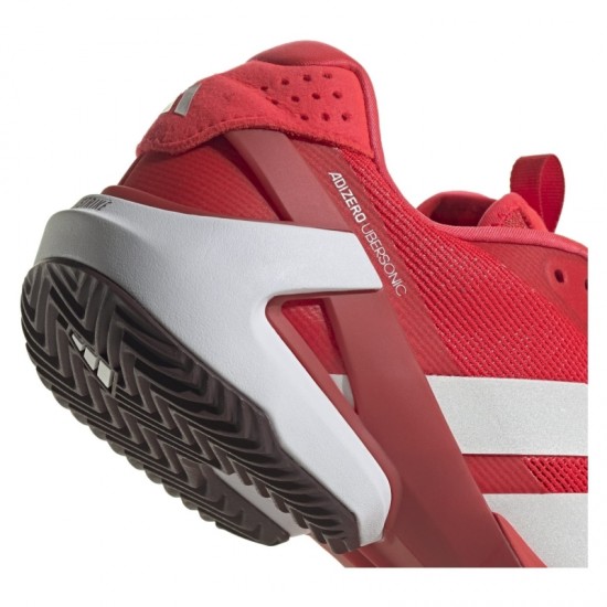 Adidas Adizero Ubersonic 5 Clay Rosso Bianco Scarpe da ginnastica