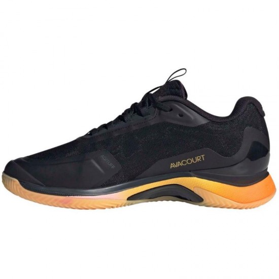 Adidas Avacourt 2.0 Clay Black Silver Orange Women''s Shoes