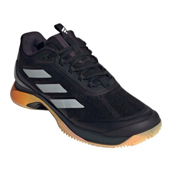 Adidas Avacourt 2.0 Clay Black Silver Orange Women''s Shoes