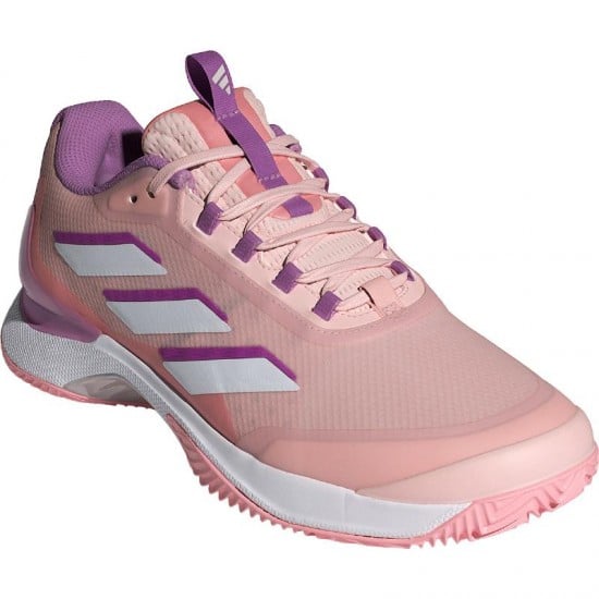Baskets Femme Adidas Avacourt 2.0 TERRE BATTUE Rose Blanc Violet