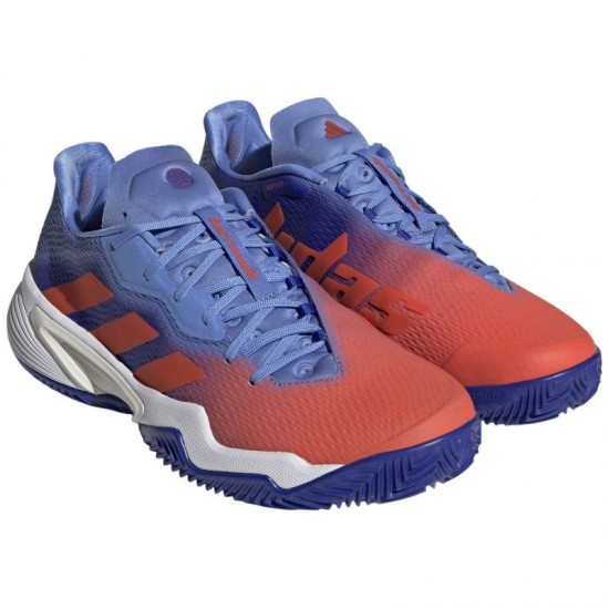 Adidas Barricade Sneakers Blu Sport Solar Rosso