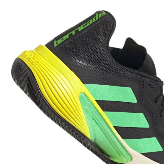 Adidas Barricade Clay Sneakers White Green Yellow