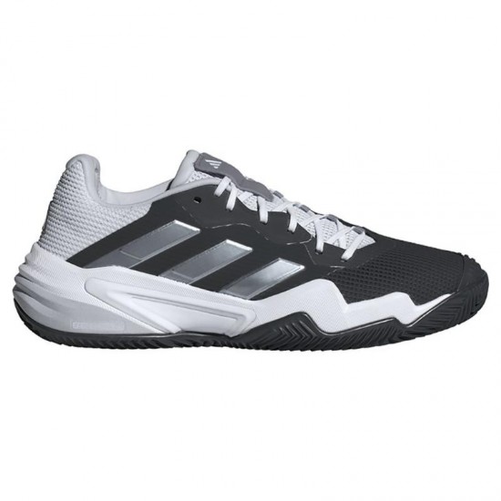 Adidas Barricade Clay Shoes Black White Grey