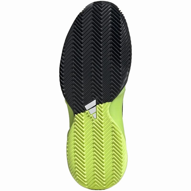 Adidas Barricade Clay Nero Lucido Limone Scarpe da ginnastica