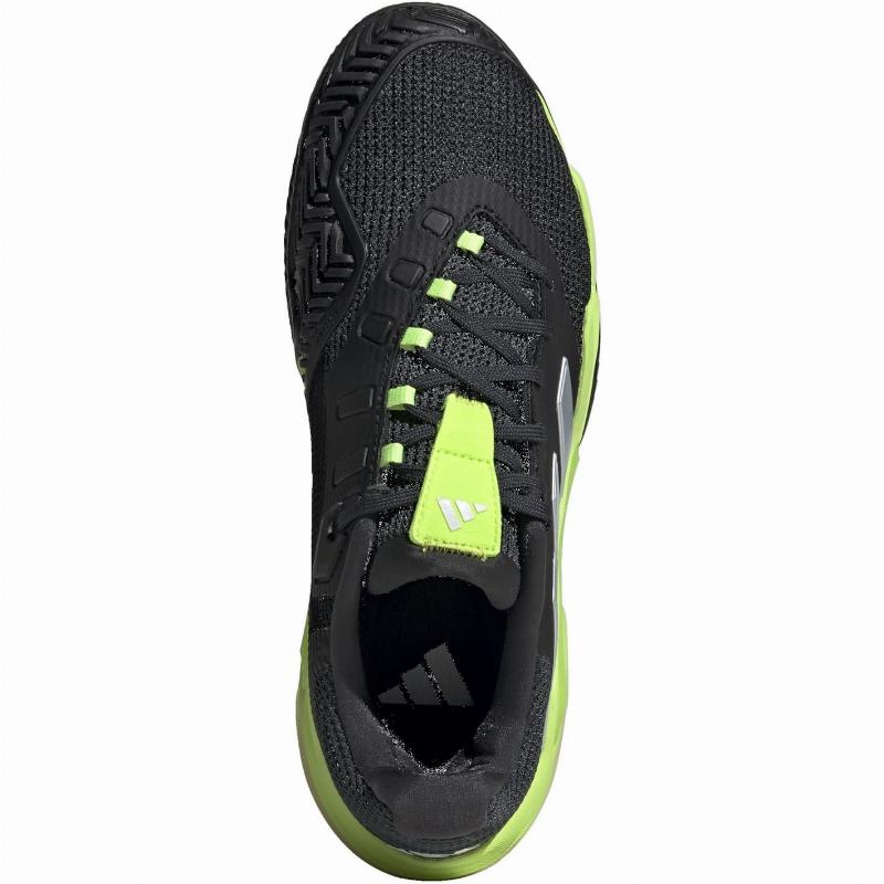 Adidas Barricade Clay Nero Lucido Limone Scarpe da ginnastica