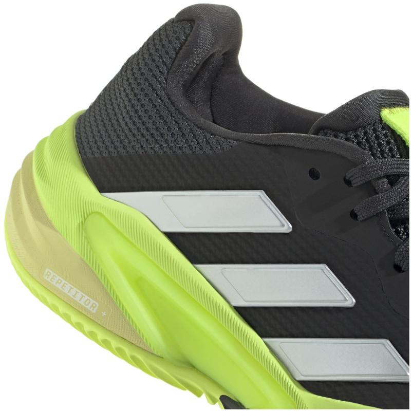 Adidas Barricade Clay Nero Lucido Limone Scarpe da ginnastica