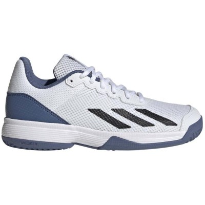 Adidas Courtflash White Blue Junior Baskets