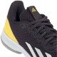 Adidas Courtflash Black White Orange Junior Sneakers
