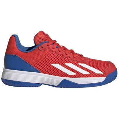 Adidas Courtflash Red Blue Junior Baskets