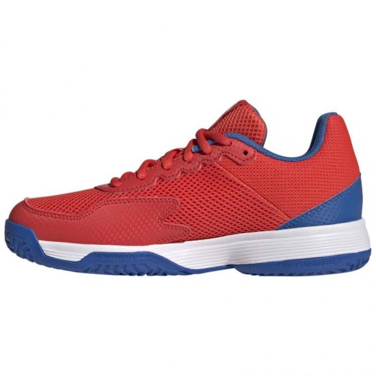 Zapatillas Adidas Courtflash Rojo Azul Junior