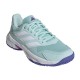 Zapatillas Adidas CourtJam Control 3 Aqua Blanco Mujer