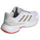 Adidas CourtJam Control 3 Bianco Argento Rosso Sneakers Donna