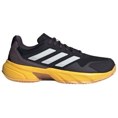 Chaussures Adidas CourtJam Control 3 Terre Battue Noir Argent Orange