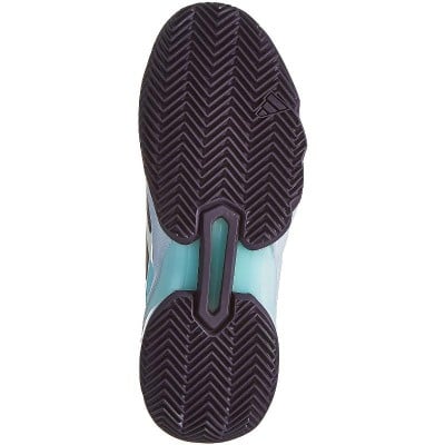 Adidas CourtJam Control Bianco Aqua Blu Scarpe - Terra Battuta