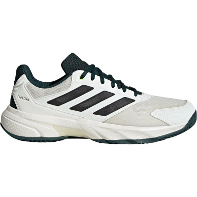 Adidas CourtJam Control Clay White Black Green Sneakers