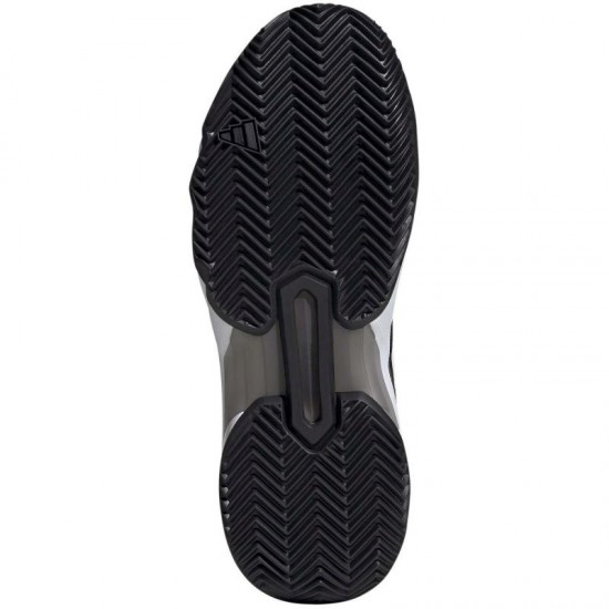 Adidas CourtJam Control Clay Noir Blanc Gris Chaussures