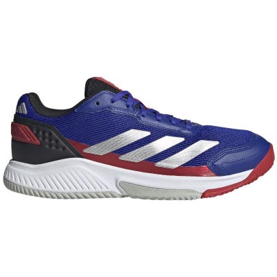 Adidas Courtquick Padel Blu Argento Rosso Sneakers