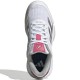 Tenis Adidas Courtquick Padel Branco Prata Rosa Feminino