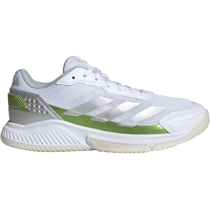 Adidas Courtquick Padel Bianco Argento Verde Sneakers Donna