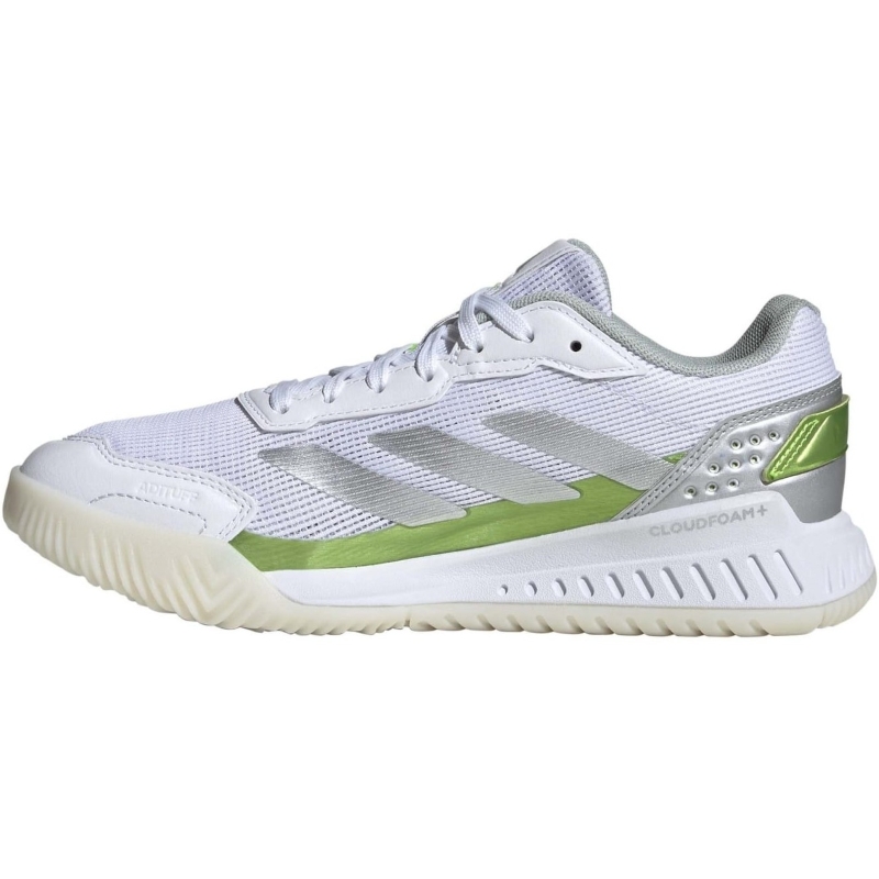 Adidas Courtquick Padel Bianco Argento Verde Sneakers Donna