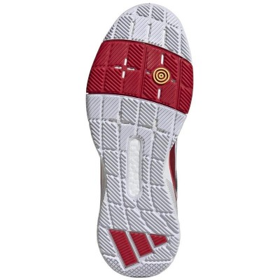 Adidas Crazyquick Boost Padel Branco Preto Vermelho Tenis