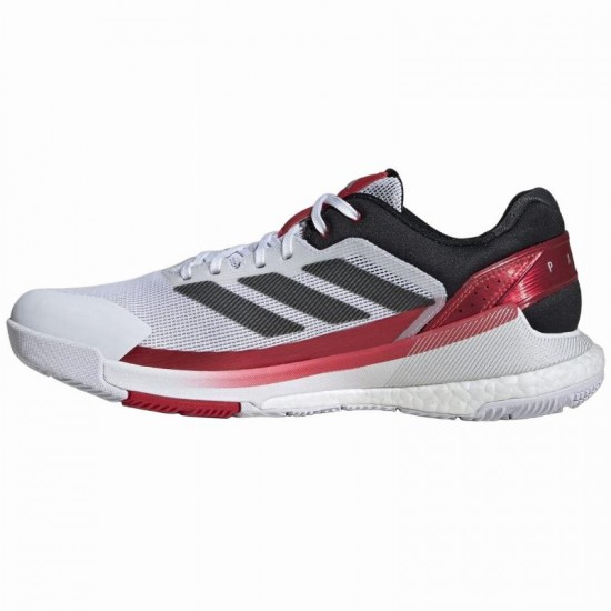 Adidas Crazyquick Boost Padel White Black Red Sneakers