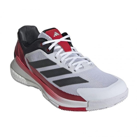 Adidas Crazyquick Boost Padel Branco Preto Vermelho Tenis