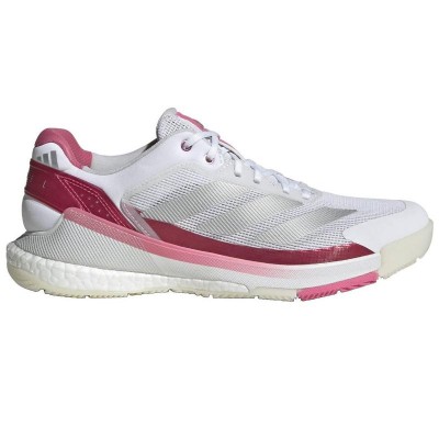 Adidas Crazyquick Boost Padel Bianco Argento Rosa Sneakers Donna