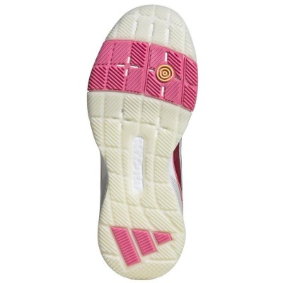 Adidas Crazyquick Boost Padel White Silver Pink Women''s Sneakers