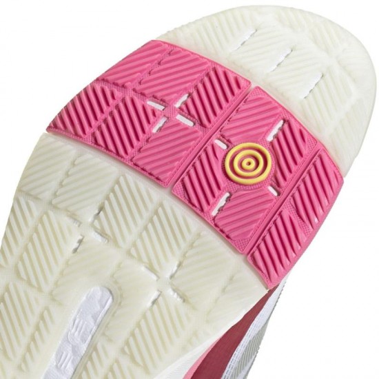 Adidas Crazyquick Boost Padel Bianco Argento Rosa Sneakers Donna