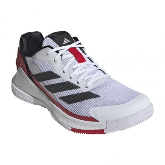 Adidas Crazyquick LS Padel Blanc Noir Rouge Baskets