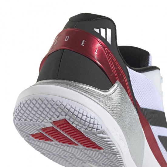 Adidas Crazyquick LS Padel Branco Preto Vermelho Tenis