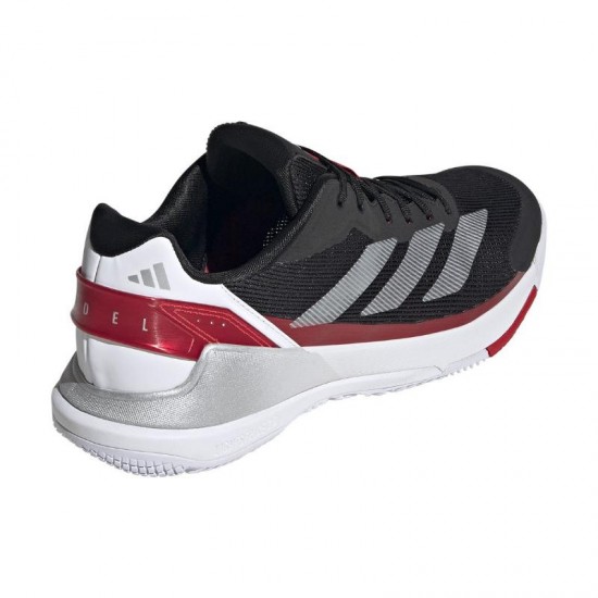 Adidas Crazyquick LS Padel Preto Prata Vermelho Tenis