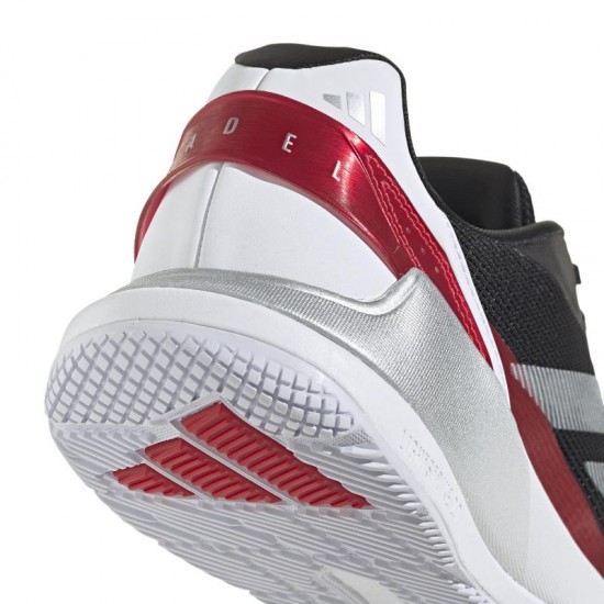 Adidas Crazyquick LS Padel Preto Prata Vermelho Tenis