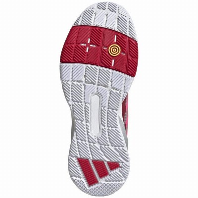 Tenis Adidas Crazyquick LS Padel Rosa Prata Vermelho Feminino