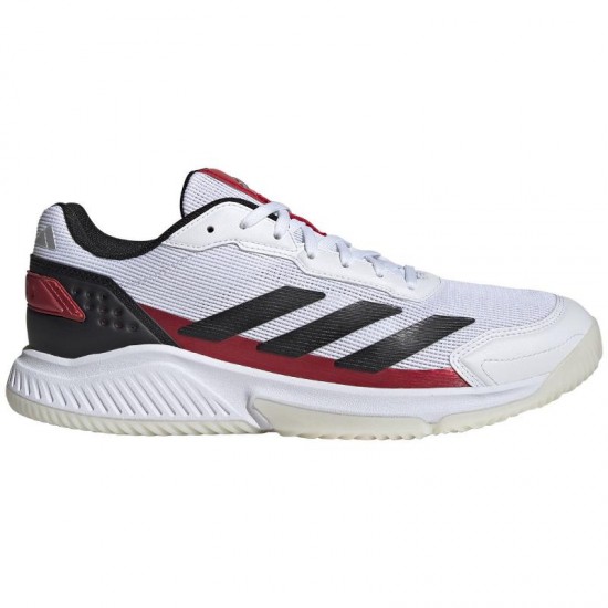 Adidas Courtquick Padel White Black Red Sneakers