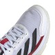 Adidas Courtquick Padel Blanc Noir Rouge Sneakers